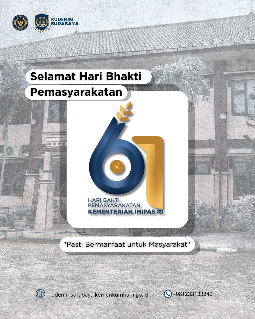 Selamat Hari Bhakti Pemasyarakatan