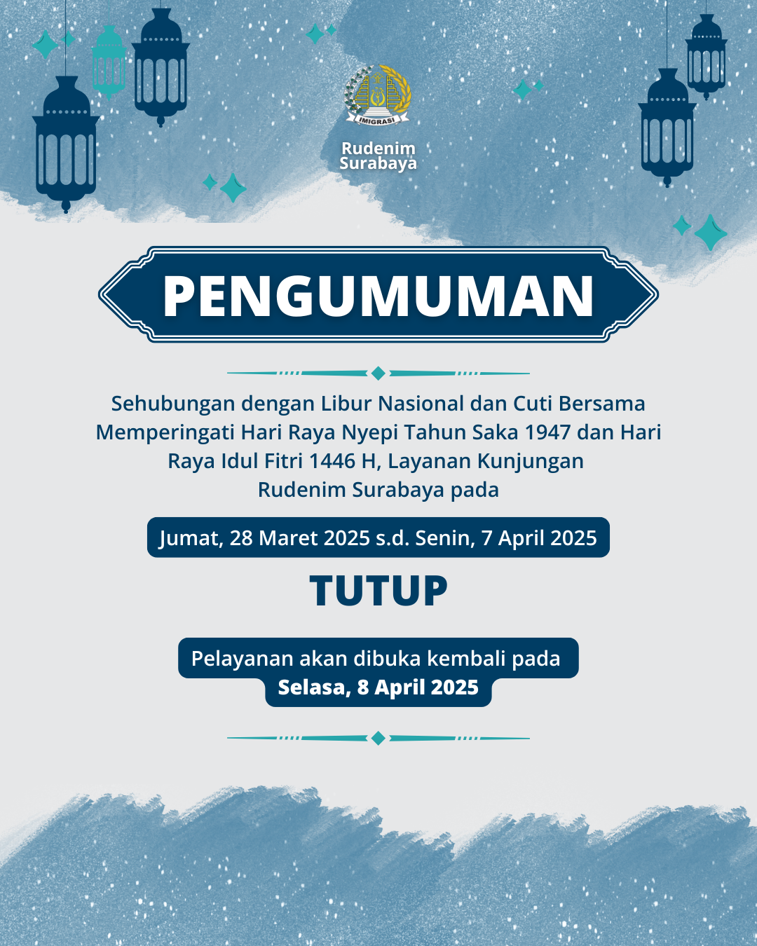 280325 TUTUP LAYANAN